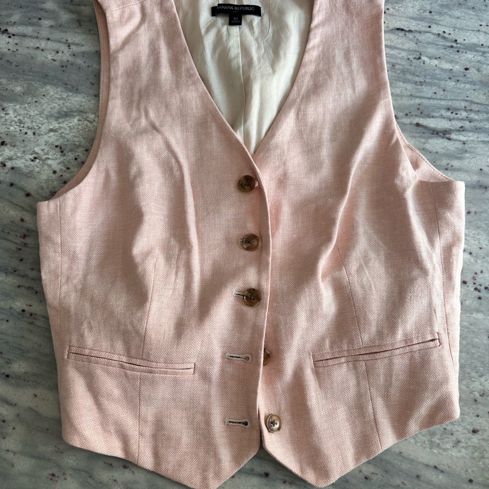 Banana Republic Light Pink Vest